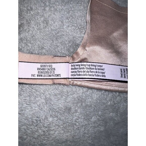 VICTORIA'S SECRET Nude Lined Semi Demi Lightly Lined Wired Convertible Bra - Picture 8 of 10